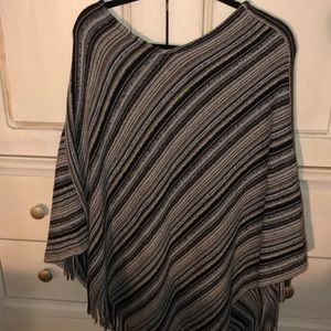 Striped Poncho
